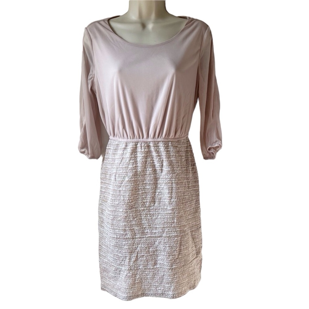 Enfocus Studio Blush Pink Form Fitting Dress | Size 8